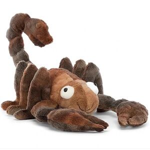 Jellycat Simon Scorpion 🦂  3x7x13.8" Soft and Plush NWT Retired